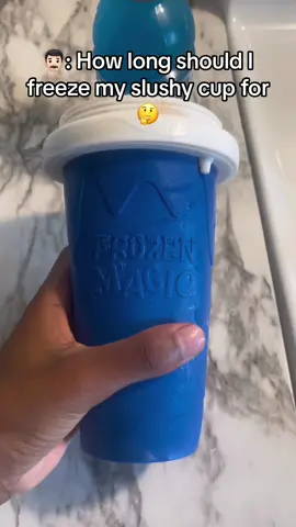 The colder, the better! 🥶 #tiktokmademebuyit #slushyice #viraltiktok #amazonfinds #slushycup #fypシ 
