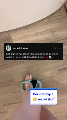I was caught off guard this month. Testing something I can’t show publicly yet 🤫 #periodtok 