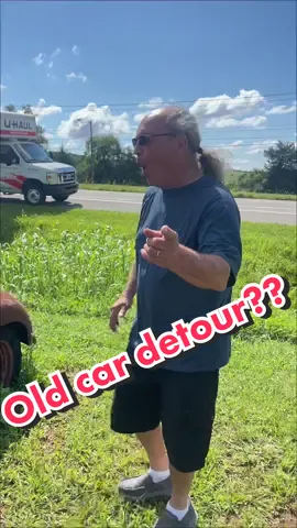 Old car detour??#shadetree #tricky #mechanic #funnyvideos #ifitsfreeitsforme #makeshiftgarage #makeshifthappen #safety #laughter #classiccarsoftiktok #longislandneedsadragstrip #cool #mopar #chrysler #moparornocar #luxury #ford #1950s #1960s #chevy #international #thunderbird #barnfind #forsale #virginia #boonies #highway #autoshop #karate #abandoned #fyp #fypシ #fypシ゚viral #fypage #fypdongggggggg #fypp @Devin T @Devin T 