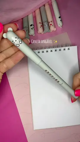 Vocês conhecem as Canetas Apagáveis? 🥰✨ Agora temos essas 3 opções aqui na Amorispel!  Compre com a gente através da Shopee!  #papeleria #fy #canetasdivertidas #shopee 