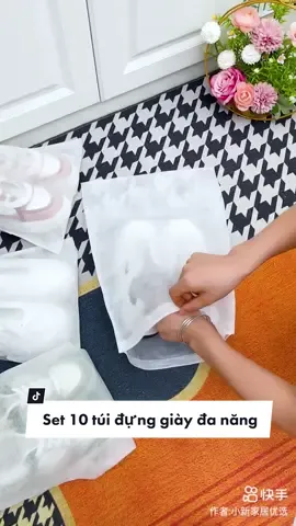 Set 10 túi đựng giày đa năng  #tuidunggiay #tuidunggiaydanang #dodunggiadinh #foryou #tuidunggiaydulich #dodungtienich #tienichcuocsong #review #xuhuong 