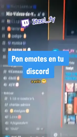 Como cambiar la letra y poner emotes en tu servidor de discord, esto hara más atrativo el server para tu comunidad #discord #servidordediscord #twitch #stream #comunidad #itzel_fy 