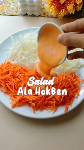 SALAD ALA HOKBEN✨ Saya akan bikin Salad Ala Hokben yang rasanya mirip bangetttt sama yang asli nya, tapi ini lebih enak sayurannya , manis asemnya pas, rasa mayonaisnya enaaak mirip banget, cocok buat makan sama chicken katsu, ebi furai, ekkado,dll. Semua resep makao ini sudah ada di youtube Resep Abi #saladhokben #salad #saladalahokben #resepsalad #sausmayonaise #saladsayuran #resepsaladsayur #saladhomemade #resepabi #hokbenindonesia #resepsimpel #hokben 