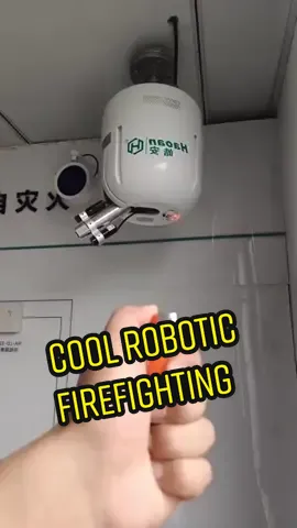 COOL Robotic Firefighting System #firefighter #firefighting #fireshield #fire 