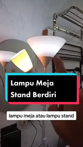 Lampu Meja Stand Lantai Berdiri Cabang Double #lampu #lampustand #lampumeja #lampuruangan #lampuruangtamu #lampuestetik 