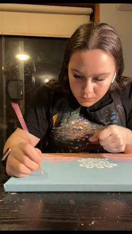 Paint with me pt.2!  #fyp #aboriginalartist #firstnationsart #indigenous #blackfullatiktok  Follow my instagram: @NTULYE.ART