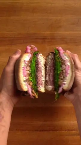 Triple onion roast beef #sandwich 