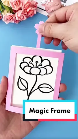 Magic frame. Do you want to do magic on your friends? Draw and color the picture you want. #diyframe #magicframe #diyforkids #funtoysforkids #funtoysforfun #magicforhumans 