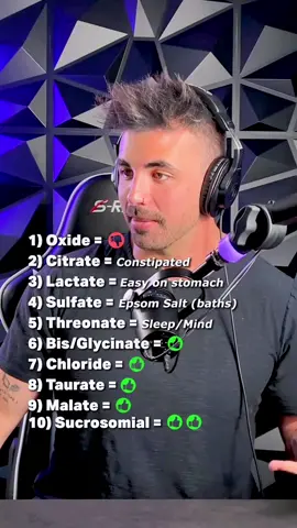 Episode 79 // Top-5 Vitamin & Mineral Deficiencies (And How To Fix Them) Live on Spotify, Apple Podcasts, & YouTube now We are talking about the top-5 vitamin and mineral deficiencies (or insufficiencies) More specifically: What nutrients can make the biggest difference in how you actually feel and live each day that most people ARE. NOT. GETTING. And not only what they are but how exactly to fix them if you are insufficient, because not all of these you can take in a supplement form which we’ll get into. Luckily for us though, there is no shortage of magnesium supplements. Magnesium is one of the most common mineral deficiencies and insufficiencies in the world. Probably because it’s hard to get through food alone. Magnesium can help with: * Athletic performance and cardiovascular health * Low energy and fatigue * Mental health/cognition/mood * AND SO MUCH MORE This makes sense because magnesium is responsible for over 300 biochemical enzyme reactions in the body Here are the 10 most common forms of magnesium supplements, and the major differences between them. Covered are (in no particular order): 1. Magnesium Oxide 2. Magnesium Citrate 3. Magnesium Lactate 4. Magnesium Sulfate 5. Magnesium Threonate 6. Magnesium Bisglycinate & Glycinate 7. Magnesium Chloride 8. Magnesium Taurate 9. Magnesium Malate 10. Sucrosomial Magnesium #magnesium #magnesiumdeficiency #supplementsthatwork #supplements #magnesiumglycinate 