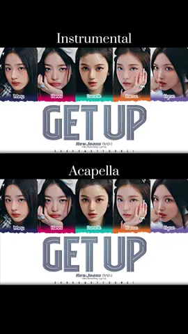 Get Up - NewJeans #acapella #instrumental #isolatedvocals #kpop #newjeans 