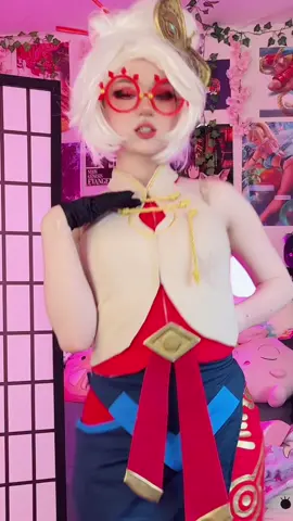hehehe ❤️ #totk #cosplay #egirl #fyp #transition #purah #tearsofthekingdom (fake body) (adult) 