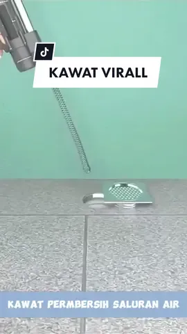 Kawat Pembersih Pipa Tersumbat #kawatviral #pipatersumbat  #saluranairmampet 