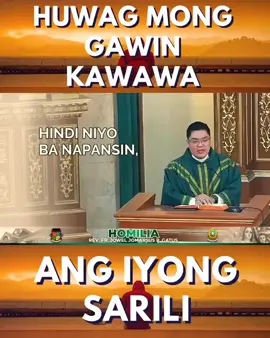 Very Inspiring homily po🌾🌄 Blessed m🌅rning 🙏🙏🙏❤️🥀#spreadwordsofgod✝️💖🌟✨ #godmessageforyou #homilynifather #wordofwisdom #messagetherapy #messagetherapy #inspirational #ldr27 