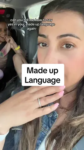 She switched it up real fast #madeuplanguage #funnykids #momlife #MomsofTikTok #lifewithkidsbelikethis 