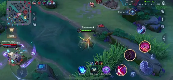 Allain 1vs5 đúng nghĩa:3 #highlightlienquan #xuhuong #allain #topallain 