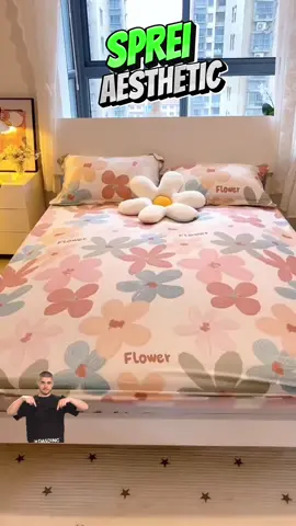 Sprei Aesthetic Anti Geser #spreimurah  #Seprei #homemade  #SpreiKekinian #SpreiAesthetic #SpreiAntiGeser #180x200 #BedCoverKekinian #HomeDecor #InteriorKamarTidur #SpreiAntiSlip #SpreiPremium #SpreiIndah#VNVideoEditor #capcut 