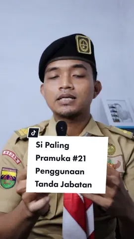 Si Paling Pramuka#21  Halo Semua Rekan Pramuka Kali ini kita akan bahas perihal tanda cabatan rujukan pembahasan kali ini adalah jukran 202 tahun 1988 Semangat bertumbuh Salam Pramuka! #fyp #fypシ #fypシ゚viral #fypage #fypage #fypdongggggggg #pramukaindonesia #pramuka #pramukahits #pramukatiktok #pramukaindonesia🇮🇩⚜️😎 #rainas