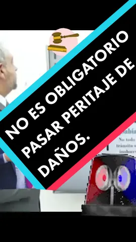 #No estás en la obligación de pasar peritaje de daños en accidente de tránsito. #Mal llamado peritaje# debe ser CONSTATACIÓN de daños. #No te pueden obligar a tomar un servicio.