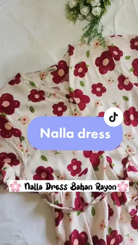 dress motif bunga😍 #dressmotif #dresskekinian #cekkeranjangkuning #nalladress 