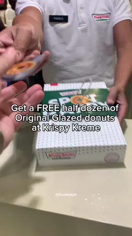 FREE Original glazed donuts at Krispy Kreme? #foodeye #foodeyeph #foodeyeapproved #krispykreme #krispykremeglazed @Krispy Kreme 