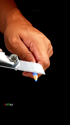 Sharpening a pencil with knife #urday #macro #satisfying #slowmo
