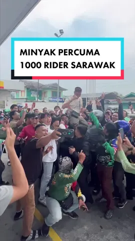 Isi Minyak Percuma Kepada 1000 Rider Di Kuching,Sarawak . #kongsirezeki #sarawak #aklegacyteam #masukberandafyp #cariterusrasamu #foryou #fyp 