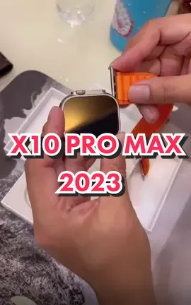 X10 PRO MAX 2023 วัดอุณหภูมิ มีเกมส์ แถมสาย ฟิล์ม เคส ##นาฬิกา##นาฬิกาสมาน์วอทช์##smartwatch