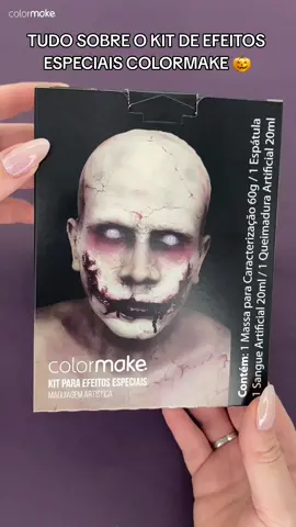 Tudo o que você precisa saber sobre o Kit de Efeitos Especiais Colormake 🎃 #colormake #halloween #efeitosespeciais #halloweenmakeup 