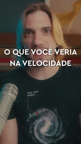 O QUE VOCÊ VERIA NA VELOCIDADE DA LUZ? 🤯⌛️ Segue aí pra mais conhecimento todos os dias! 👇🏻 #fisica #einstein #universo #astronomia #luz #conhecimento #curiosidades #relatividade 