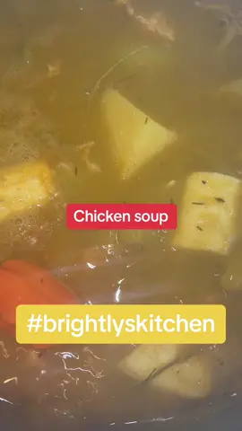 Chicken soup part 2 #Foodie #tasty #foodtiktok #delish #foodaroundtheworld #chickensoup #brightlyskitchen  
