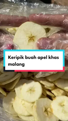 Keripik buah apel khas malang ready #keripikbuah #keripikapel #keripikbuahdansayur 