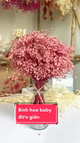 Bình hoa baby khô decor đơn giản  #hoakhopeaony #hoakhotrangtri #hoakho #quatang #decor #trangtribanhoc #trangtribanlamviec #binhhoa #binhhoadecor #binhhoadep #hoababy #hoababykhô 