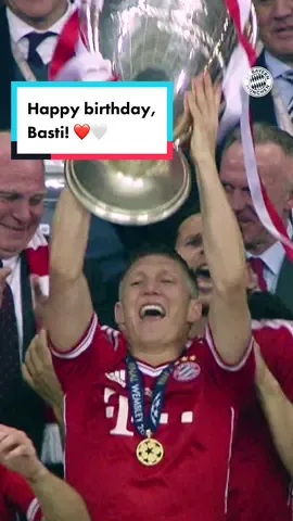 Happy 39th Birthday, Basti! ❤️🤍 #FCBayern #Schweinsteiger #HappyBirthday #Legend 