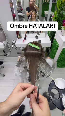 Ombrede yapılan küçük hatalar#kuaför #hairstyle #haircut #hairtutorial #haircare 