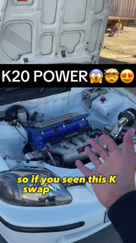 🥹😱The 1998 K Swapped Honda Civic is something special🤯🔥 **WAIT FOR THE BURNOUT** - 📹Full video now live (LINK IN BIO) #viral #fyp #honda #kseries #kswapped #screamer #burnout #civic 