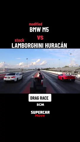 BMW M5 vs Lamborghini Huracán #bmwm5 #bmw #m5 #lamborghini #lamborghinihuracan #supercars #corridadearrancada #dragrace #TikTokMeFezOuvir  #CapCut #TikTok #DiaDosPais 