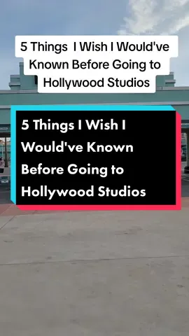 5 Things I Wish I Would've Have Known Before Going to Hollywood Studios for the First Time #hollywoodstudios #disneyparks #disneyhollywoodstudios #fantasmic #disneyworldflorida #disneytiktok 