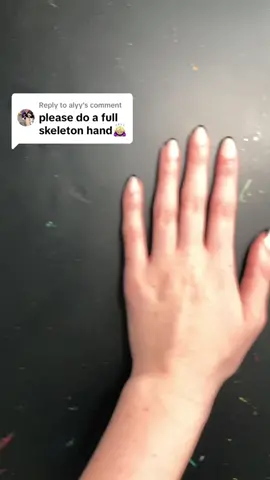 Replying to @alyy skeleton hand tattoo #art #tattoo #skeleton #fyp #fypシ #viral 
