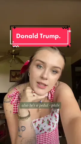 #stitch with @DellaDream #greenscreen Donald Trump is not a savior or prophet or even someone who can be viewed as admirable. Do better. #fyp #theythem #queer #response #cottagecore #socialist 