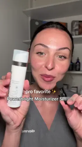 Always asking our Skin Therapist’s what they are loving! @innerspace grl chooses Powerbright SPF50 as her go-to sun protecting moisturizer ☀️ #spf #skintok #dermalogica #healthyskin 
