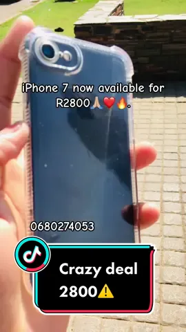 Cash on delivery📍🔥 #iphone7 #apple #vaaltiktok #galaxytech_za #capcut 
