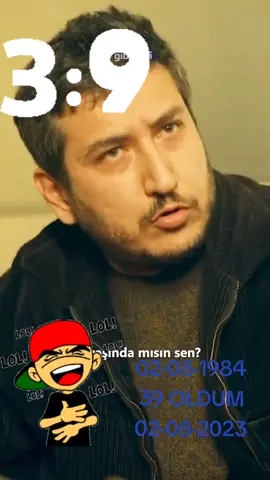 O zaman 2 Ağustos #iyikidoğdumben 😂😂😂😂 #39yaşında #yaş39 #yaşlandım be