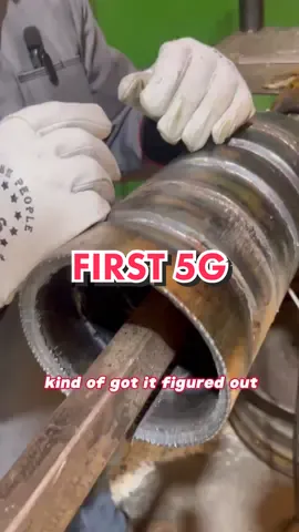 First 5G and he’s got the hang of it! Soon enough he will be passing his weld test! #WeldersLife  #Welding #Pipeline #Tig #Teaching #CareerPath #Tradesman #RodAngles #MetalWork #Money #WeldingCommunity #MWI #MoWelders #MO #NevadaMo 