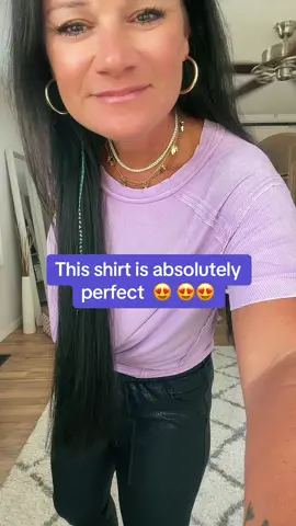 Im obsessed with this shirt and the color! 😍👏🏽💜💜💜@Alexander Jane #MomsofTikTok #OOTD #zenana #fashiontiktok2023 #alexanderjaneboutique 