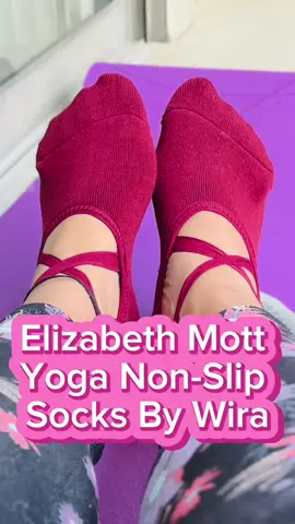 Enhance your yoga practice with the daily comfort and stability of Elizabeth Mott Yoga Non-Slip Socks by Wira. 🧘‍♀️🧦 My Wife’s review!  #gifted #elizabethmott #YogaEssentials #NoSlipGrips #yogasocks #amazonfinds #womenssocks #ugccreator #musthhaves #amazoninfluencer #fyp 