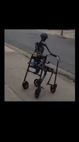 skeleton on a wheelchair💀