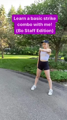 If you’re a beginner, you’ll love this one! #bostaff #bostaffspinning #bostaffskills #bostaffmoves #bostafftraining #fyp 