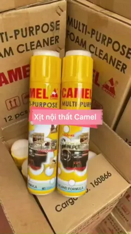 #duet cùng @Phụ kiện ô tô TÙNG ANH #camel xịt bọt tẩy rửa nội thất cho xe ô tô và xe tải dành cho ae tài xế 😍❤️