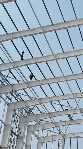 Membalas @didotgws Nih bang #mentahanvideo #kontruksibangunan #kontruksibaja #ereksen #pejuangrupiah #pobiaketinggian #senamjantung #lamipakplantproject 