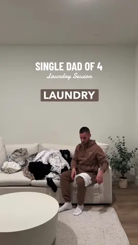 Who can relate? #singledad #singledadlife #singleparenting #singlemomlife #singlemom #laundry #dolaundrywithme #foldingclothes #cleaningmotivation #fyp #fy 